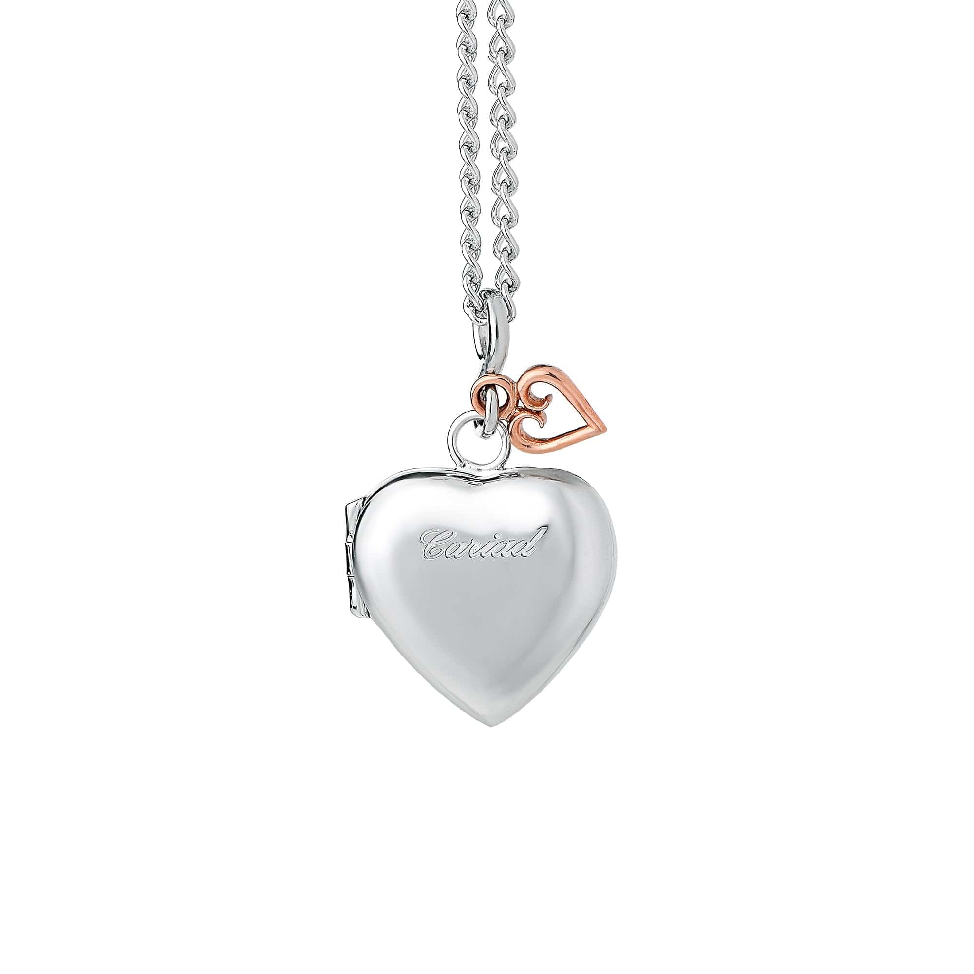 Clogau Cariad Heart Locket In Sterling Silver SCLP