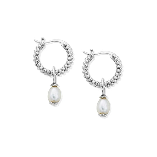 ChloBo Tale Of Tide Hoop Earrings Sterling Silver