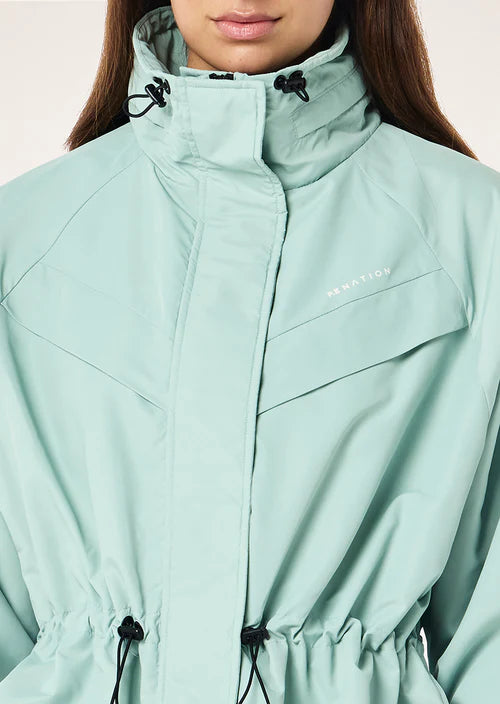 Women's P.E Nation Shelter Jacket in Dusty Mint — view 3