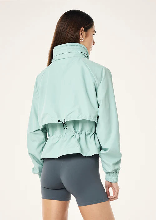 Women's P.E Nation Shelter Jacket in Dusty Mint — view 5