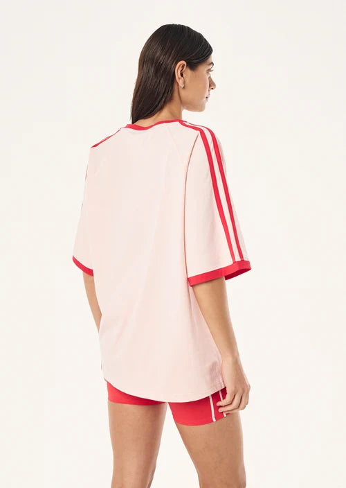 Women's P.E Nation Spinout Baseball Tee In Soft Pink — view 5
