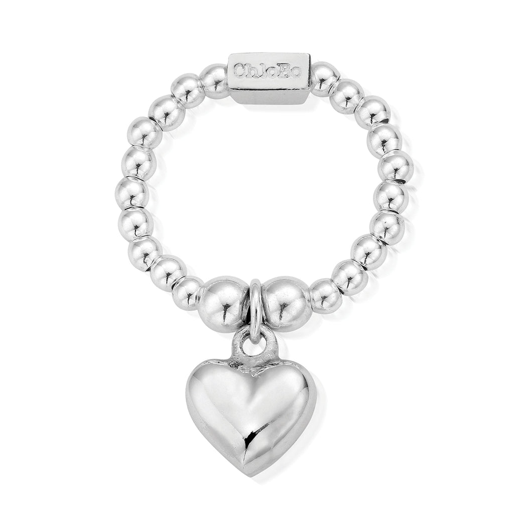 ChloBo Mini Puffed Heart Ring
