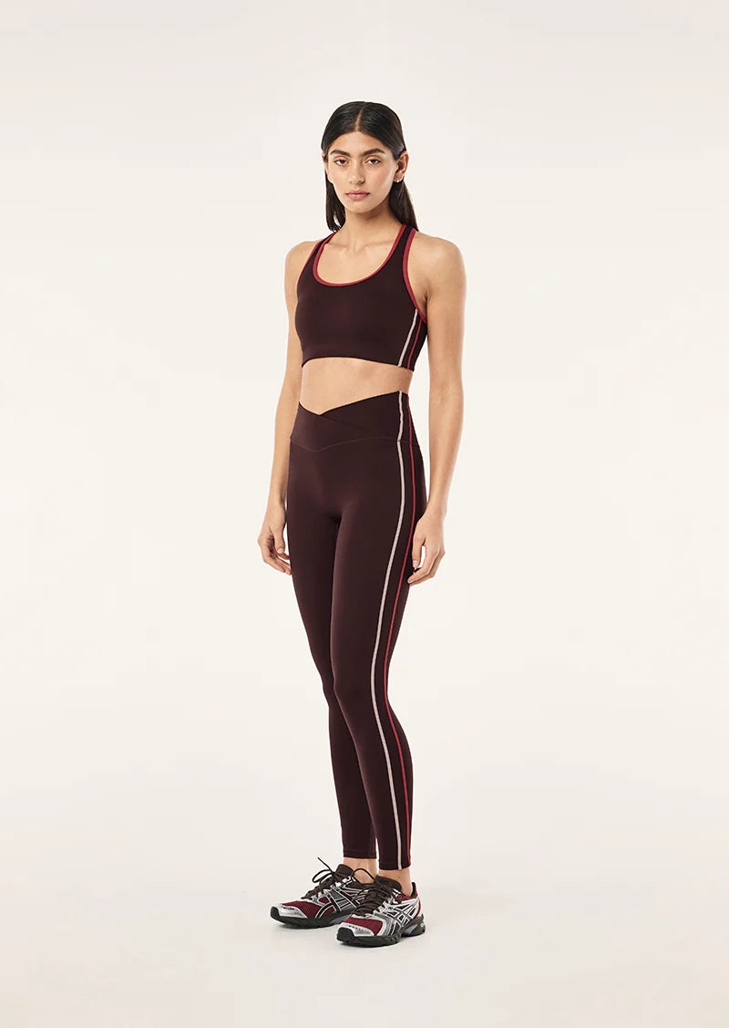 Women's P.E Nation Clarity Fl Legging In Dark Plum & Bittersweet & Soft Pink — view 5