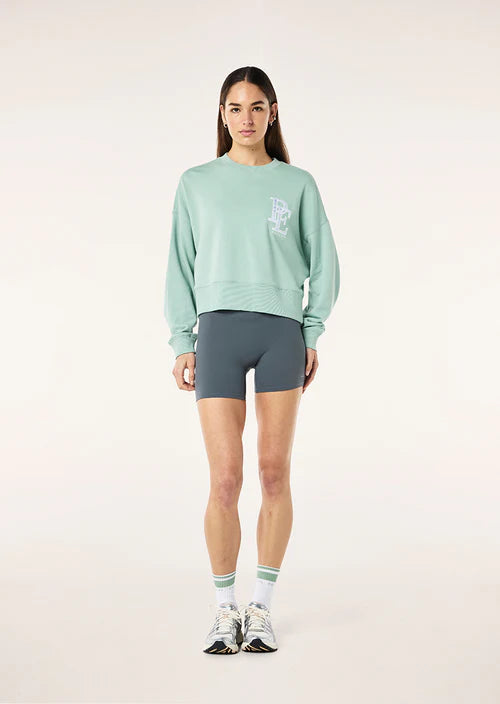 Women's P.E Nation Summit Sweat in Dusty Mint — view 5