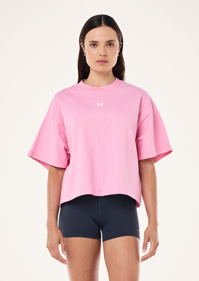 Women's P.E Nation Pink Superfine Tee