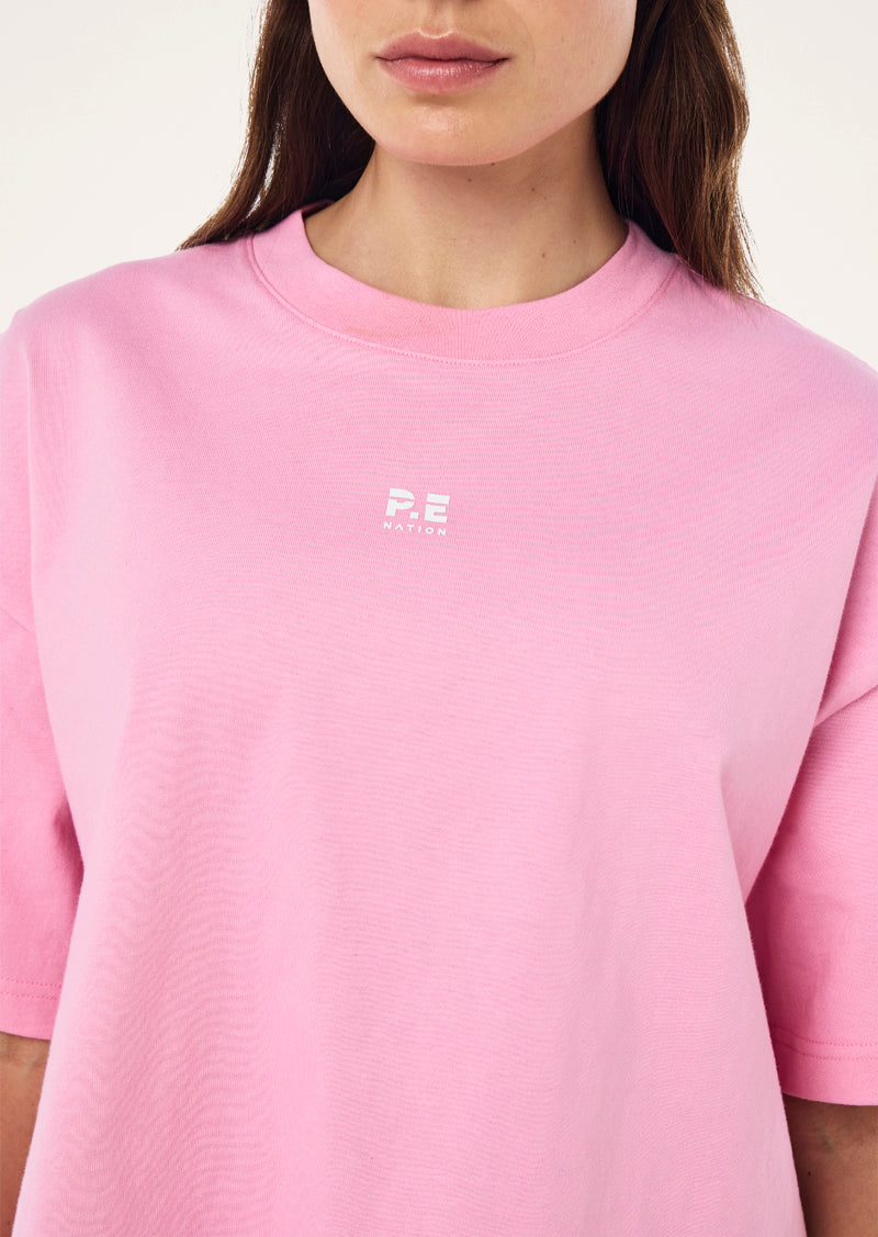 Women's P.E Nation Pink Superfine Tee — view 3