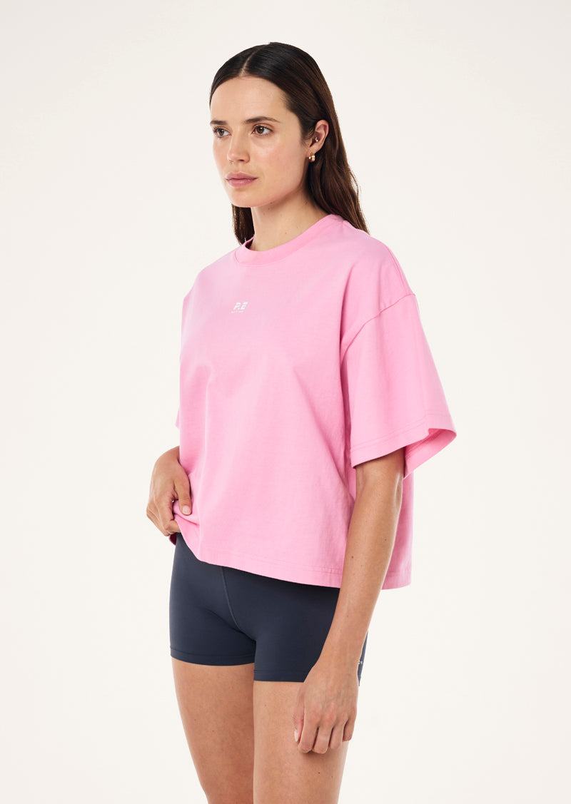 Women's P.E Nation Pink Superfine Tee — view 4
