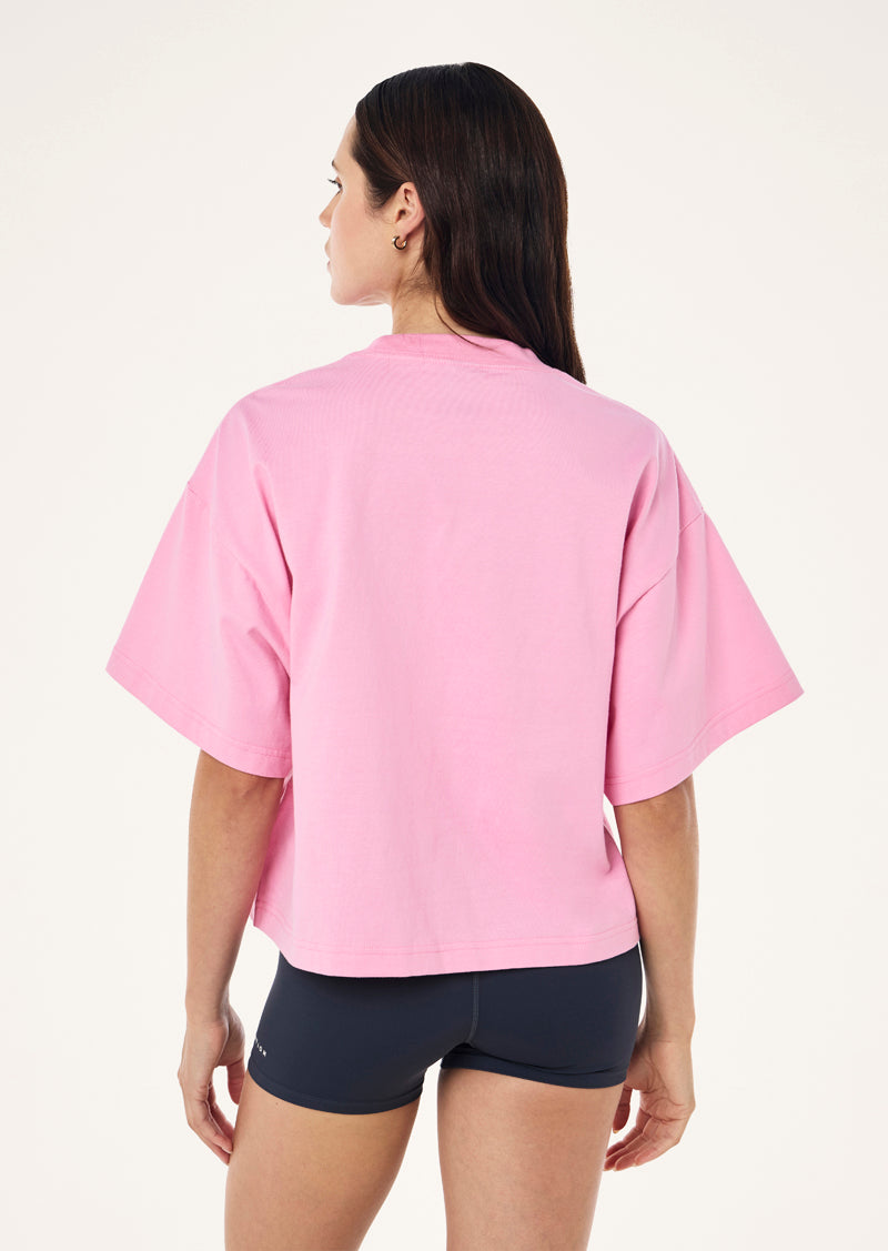Women's P.E Nation Pink Superfine Tee — view 5
