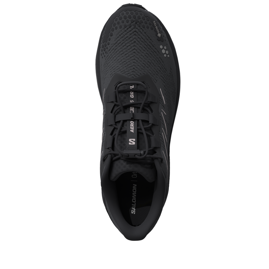 Salomon Aero Blaze 4 GRVL GTX Black/Black/Paloma Trainers — view 3