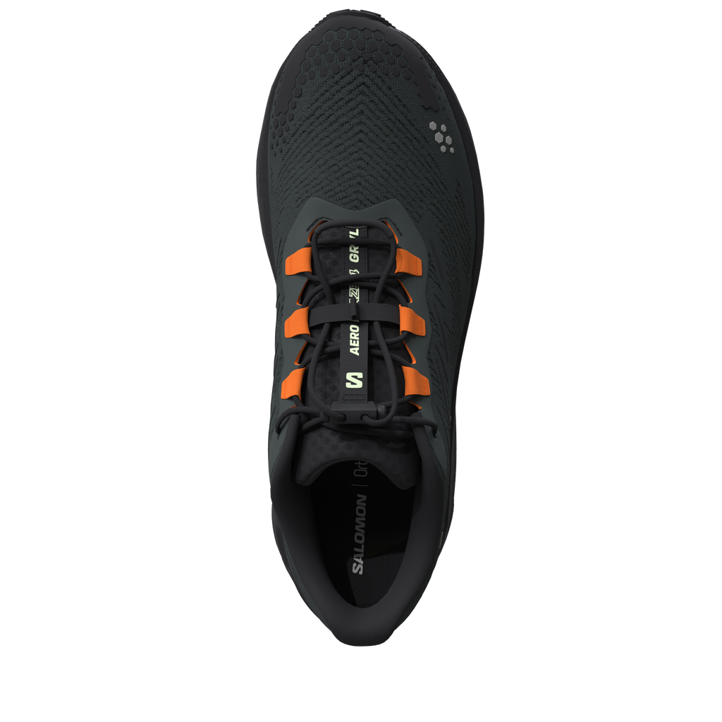 Salomon Aero Blaze 4 GRVL Umbchire/Black/Lime Trainers — view 8
