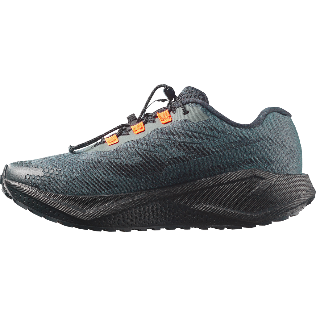 Salomon Aero Blaze 4 GRVL Umbchire/Black/Lime Trainers — view 5