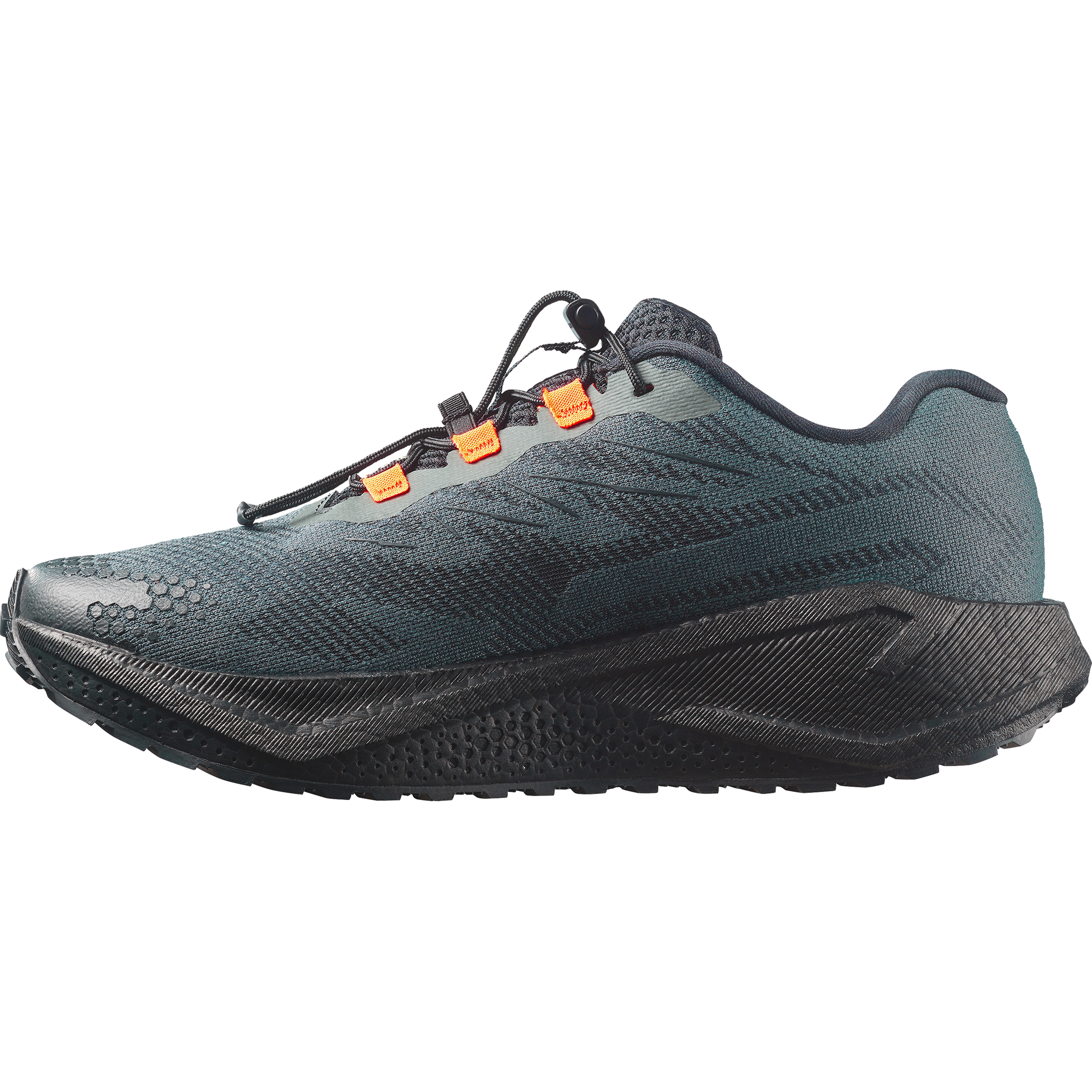 Salomon Aero Blaze 4 GRVL Umbchire/Black/Lime Trainers — view 5