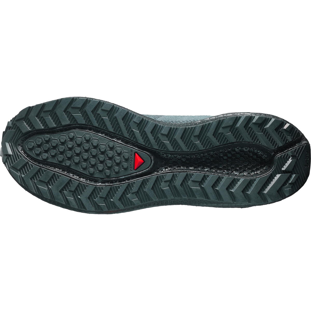Salomon Aero Blaze 4 GRVL Umbchire/Black/Lime Trainers — view 6
