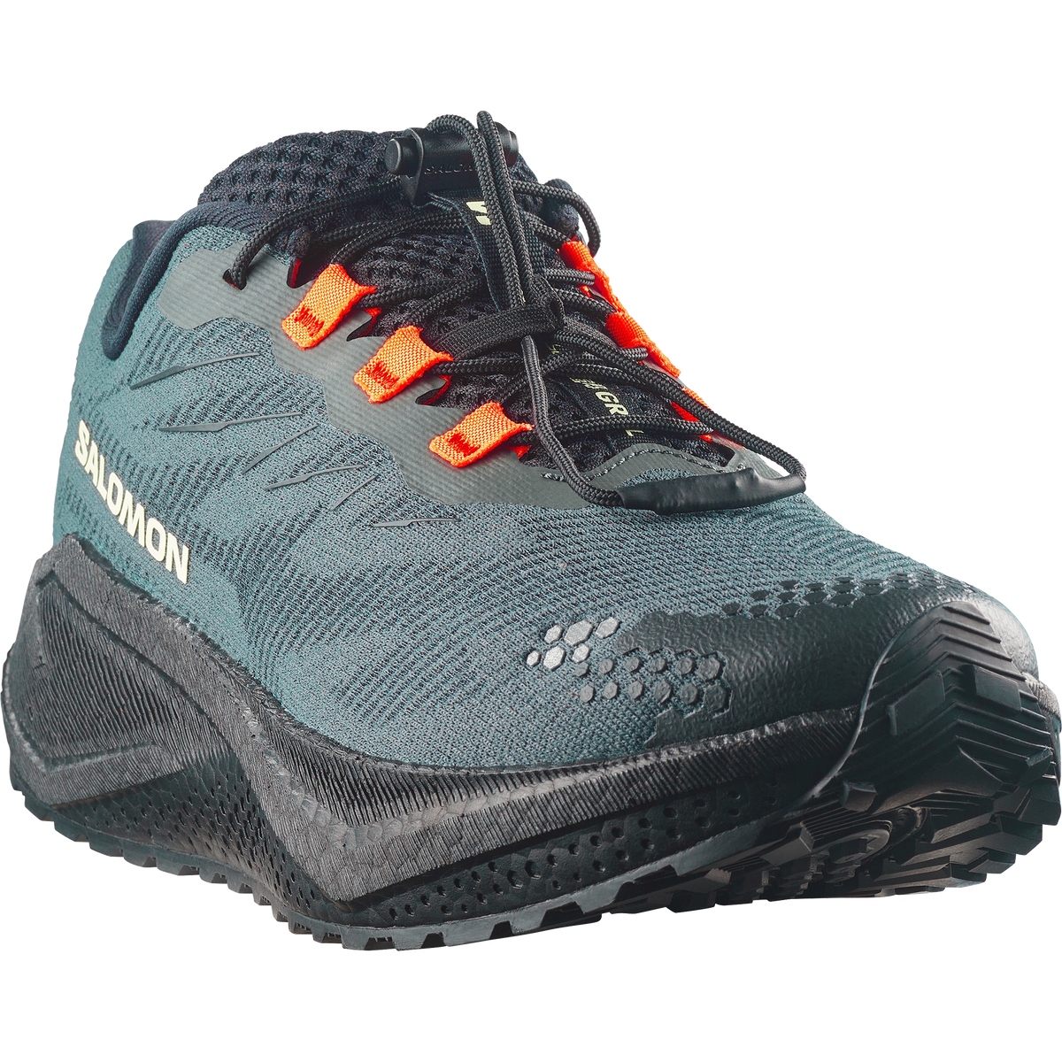 Salomon Aero Blaze 4 GRVL Umbchire/Black/Lime Trainers — view 3