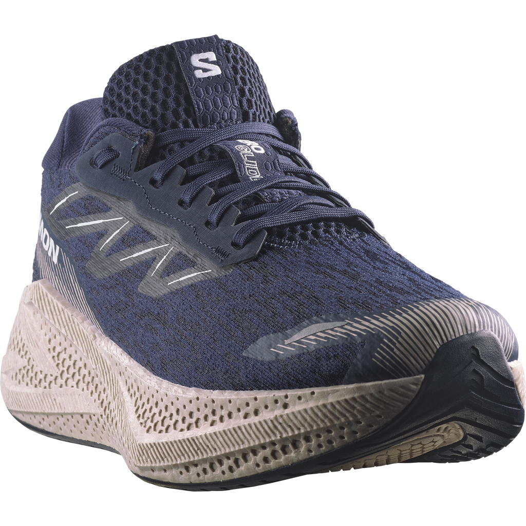 Salomon Aero Glide 4 Maritime Blue/Silver Cloud/White Trainers — view 7