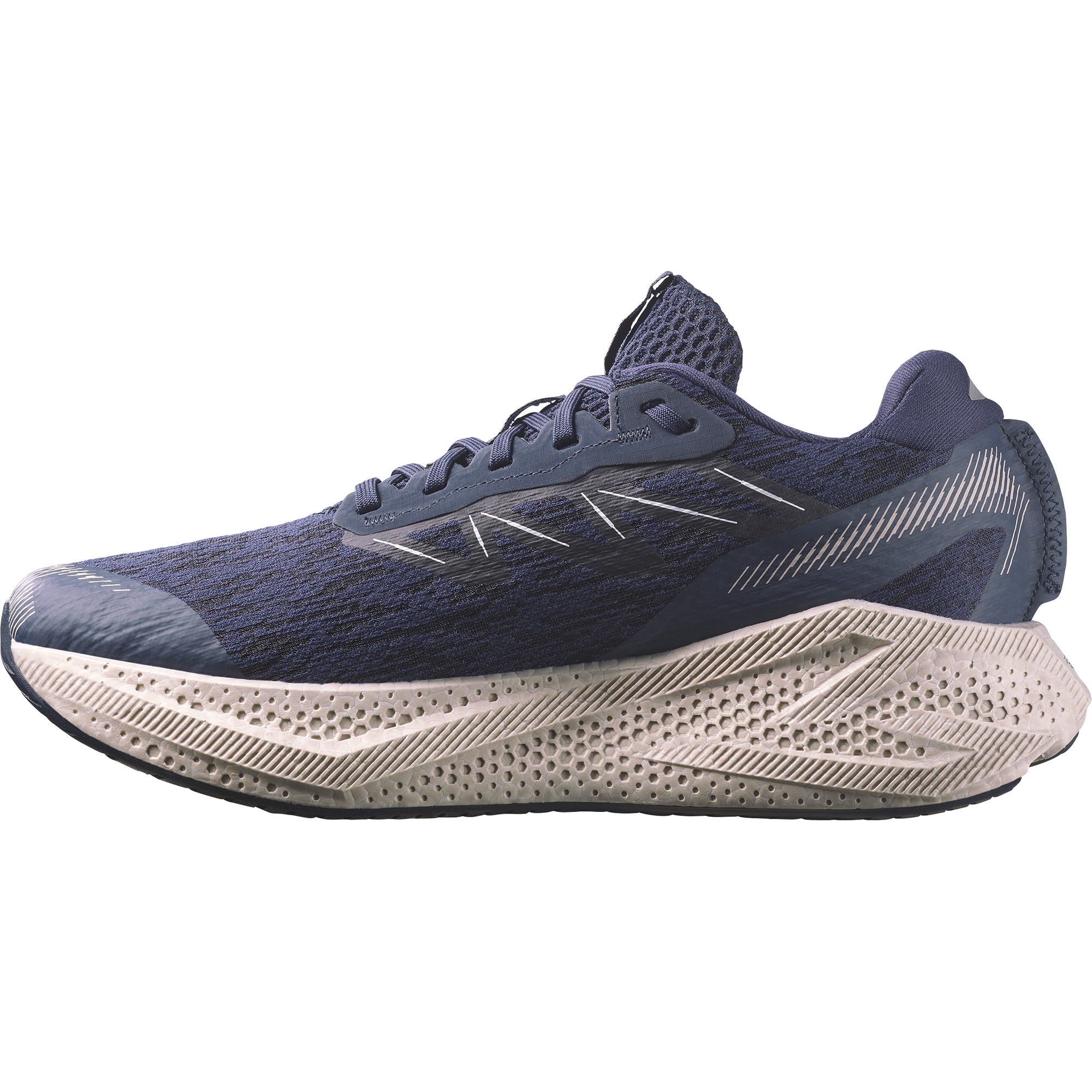 Salomon Aero Glide 4 Maritime Blue/Silver Cloud/White Trainers — view 4