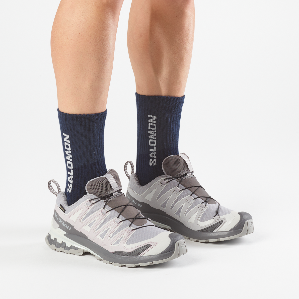 Salomon XA Pro 3D V9 GTX Alloy/Clrock/Lunro Trainers — view 6