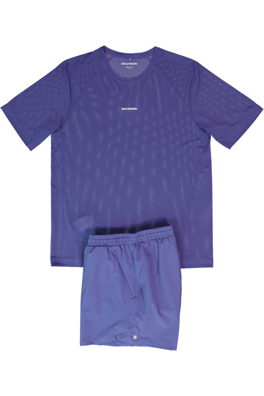 Men's Salomon Marlin SHKout Core T Shirt & SHKout Core 5" Shorts Set