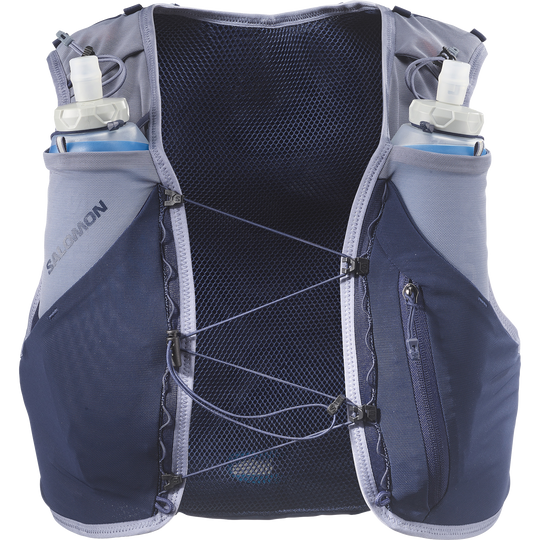 Salomon Unisex Martime Blue Sunny Lime Adv Skin 5 Running Vest Pack