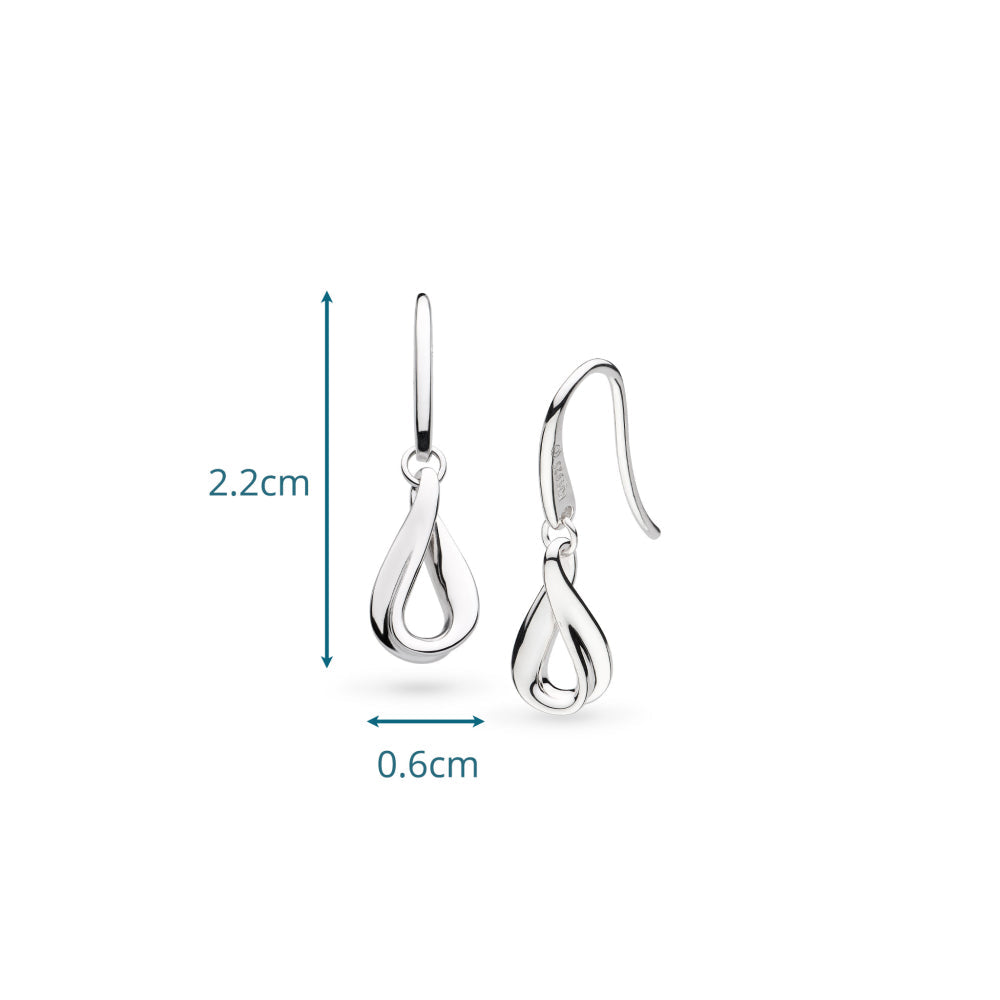 Kit Heath Serenity Loop Dainty Drop Earrings — view 4