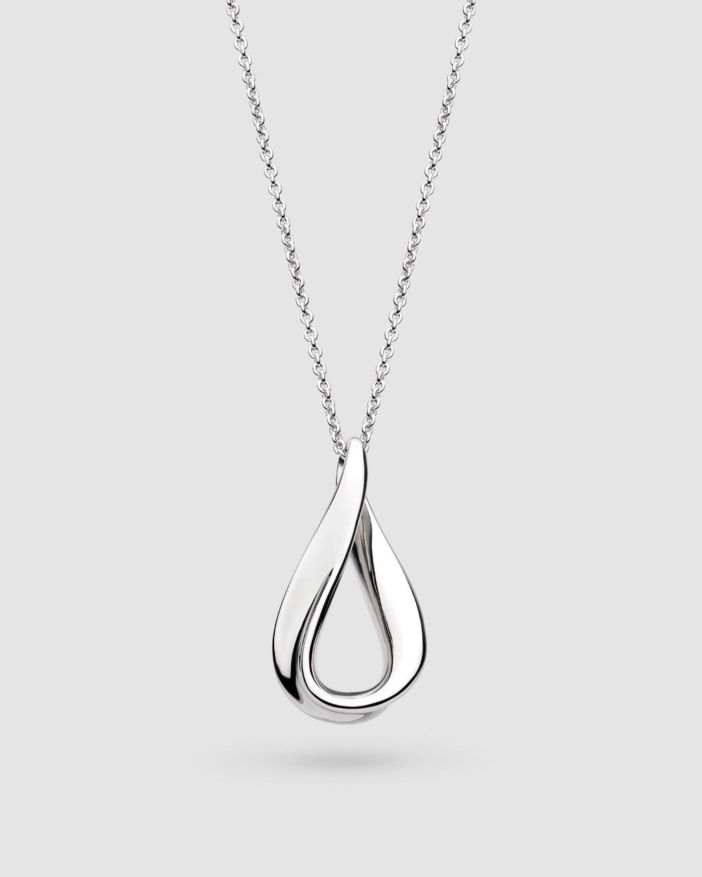 Serenity Loop Midi Necklace in sterling silver