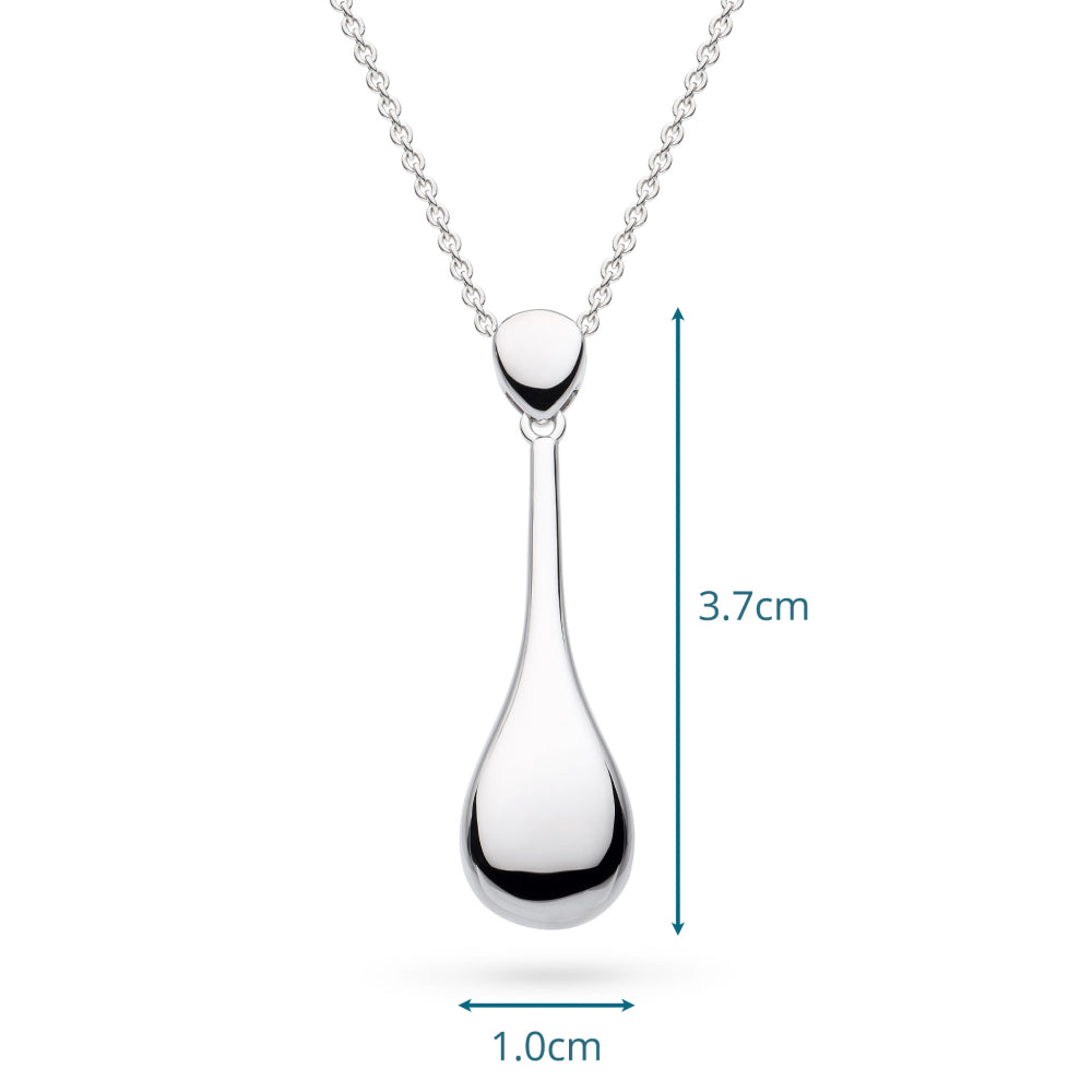 The coast pebble necklace, a silver pendant necklace from Kit Heath, available at OD’s Jewellers in St Helens