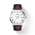 Mens Tissot Classic Dream White Roman Numeral Dial Strap Watch Stainless Steel by Tissot