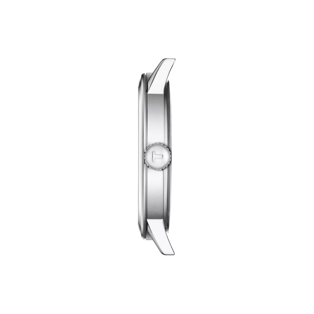 Mens Tissot Classic Dream White Roman Numeral Dial Strap Watch Stainless Steel by Tissot