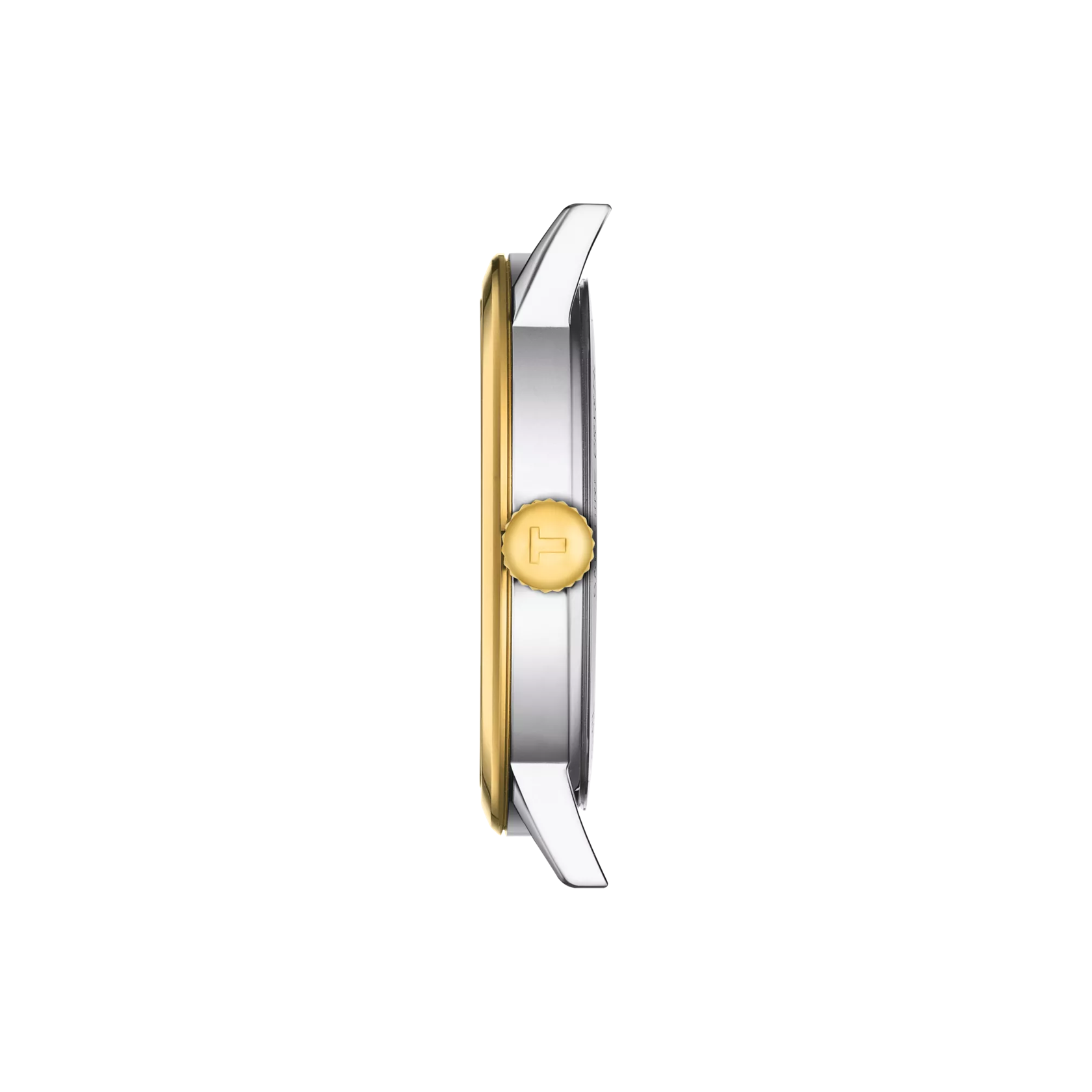 Mens Tissot Classic Dream Silver Baton Dial Bracelet Watch Stainless Steel/Gold Plated by Tissot