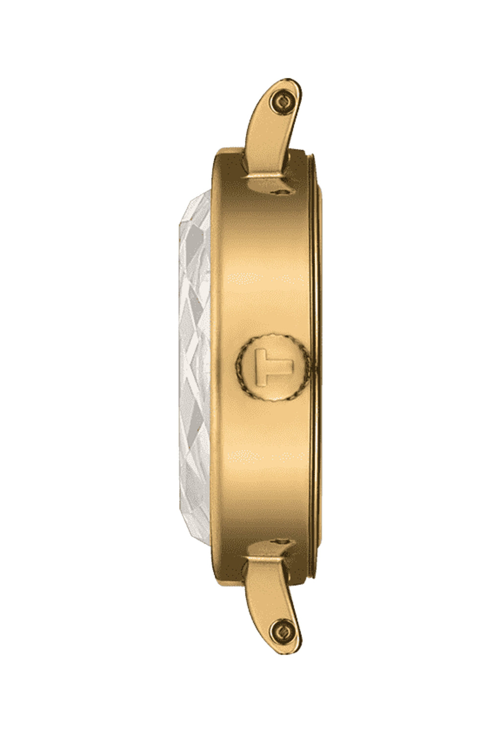 The Ladies Tissot Lovely Round Green Strap Watch Gold Plated, a gold plated watch from Tissot, available at OD’s Jewellers in St Helens.