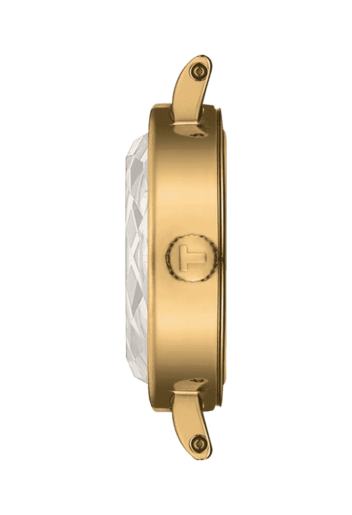 The Ladies Tissot Lovely Round Green Strap Watch Gold Plated, a gold plated watch from Tissot, available at OD’s Jewellers in St Helens.