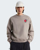 The North Face Gear Up Get Out Relaxed Crew Sweatshirt Stone Slab