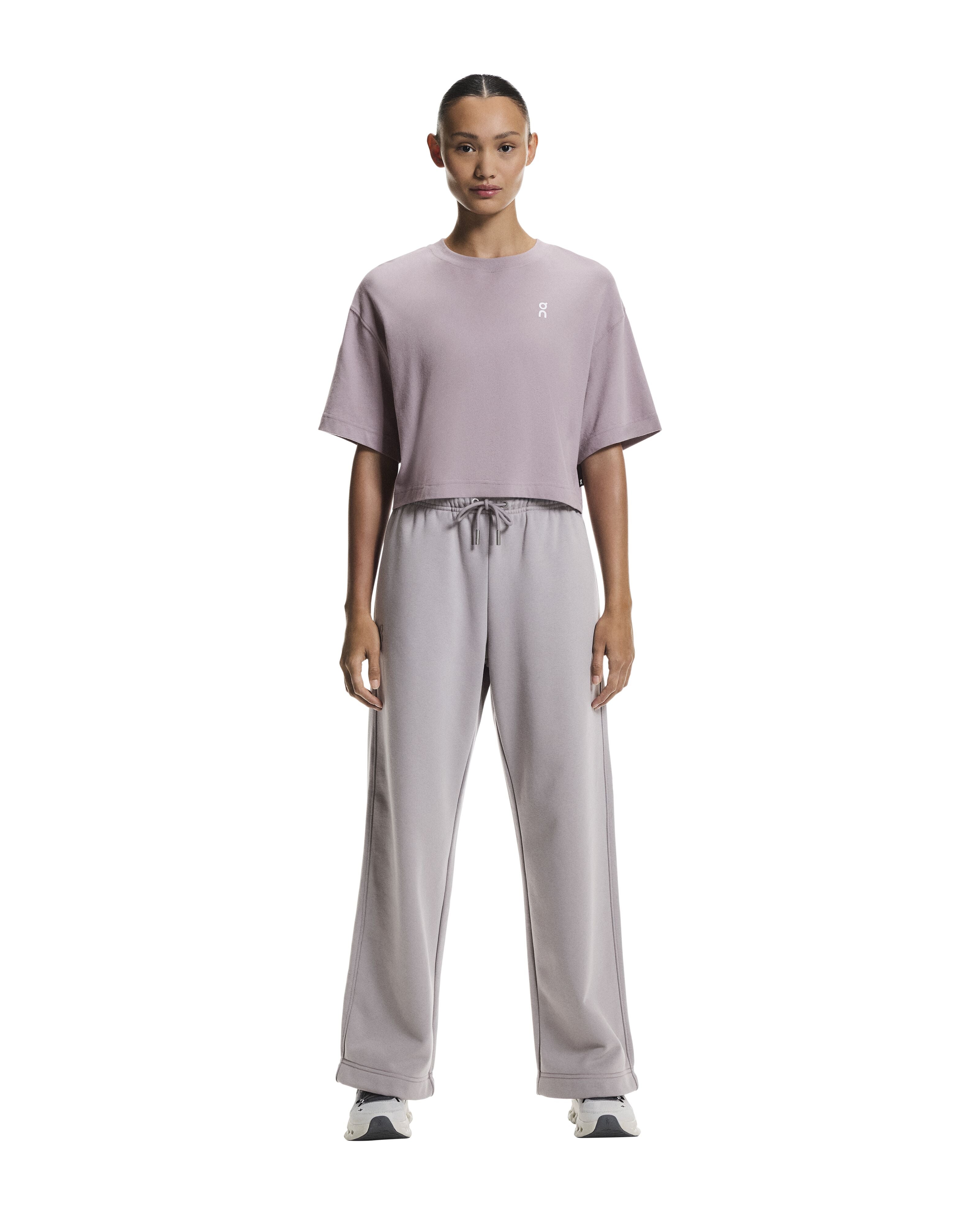 Women's On Running Club Boxy T-Shirt in Heron — view 7