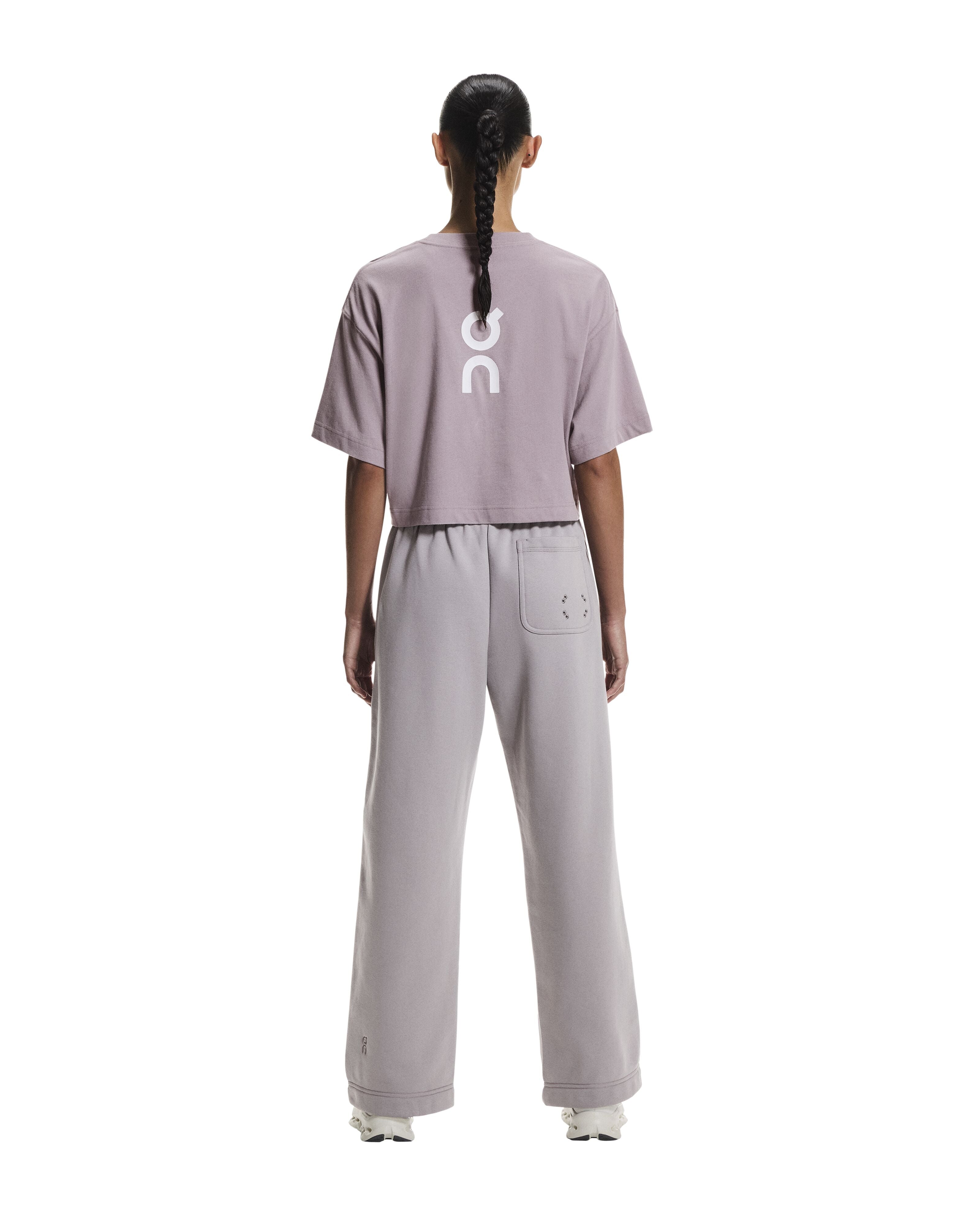 Women's On Running Club Boxy T-Shirt in Heron — view 6