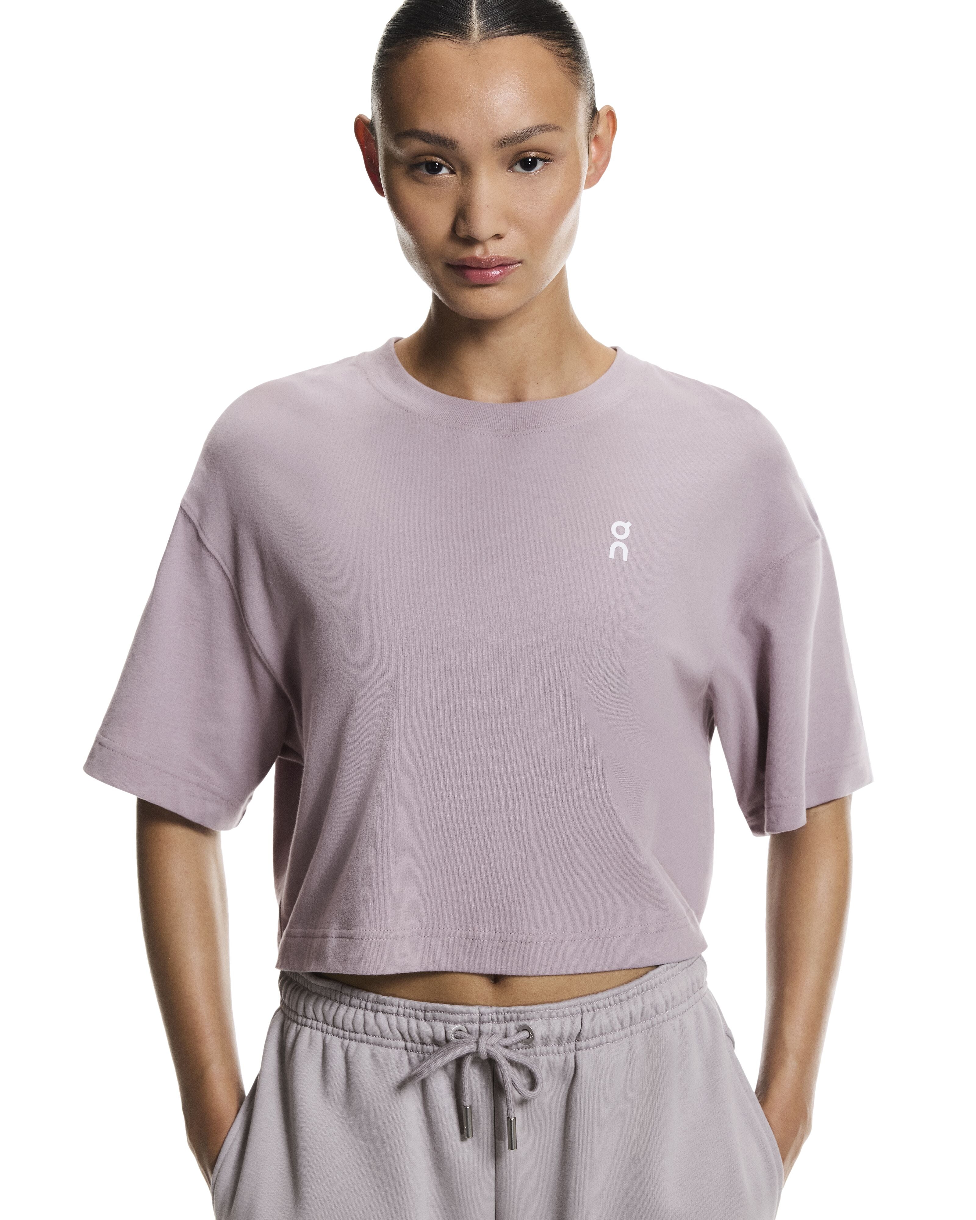 Women's On Running Club Boxy T-Shirt in Heron