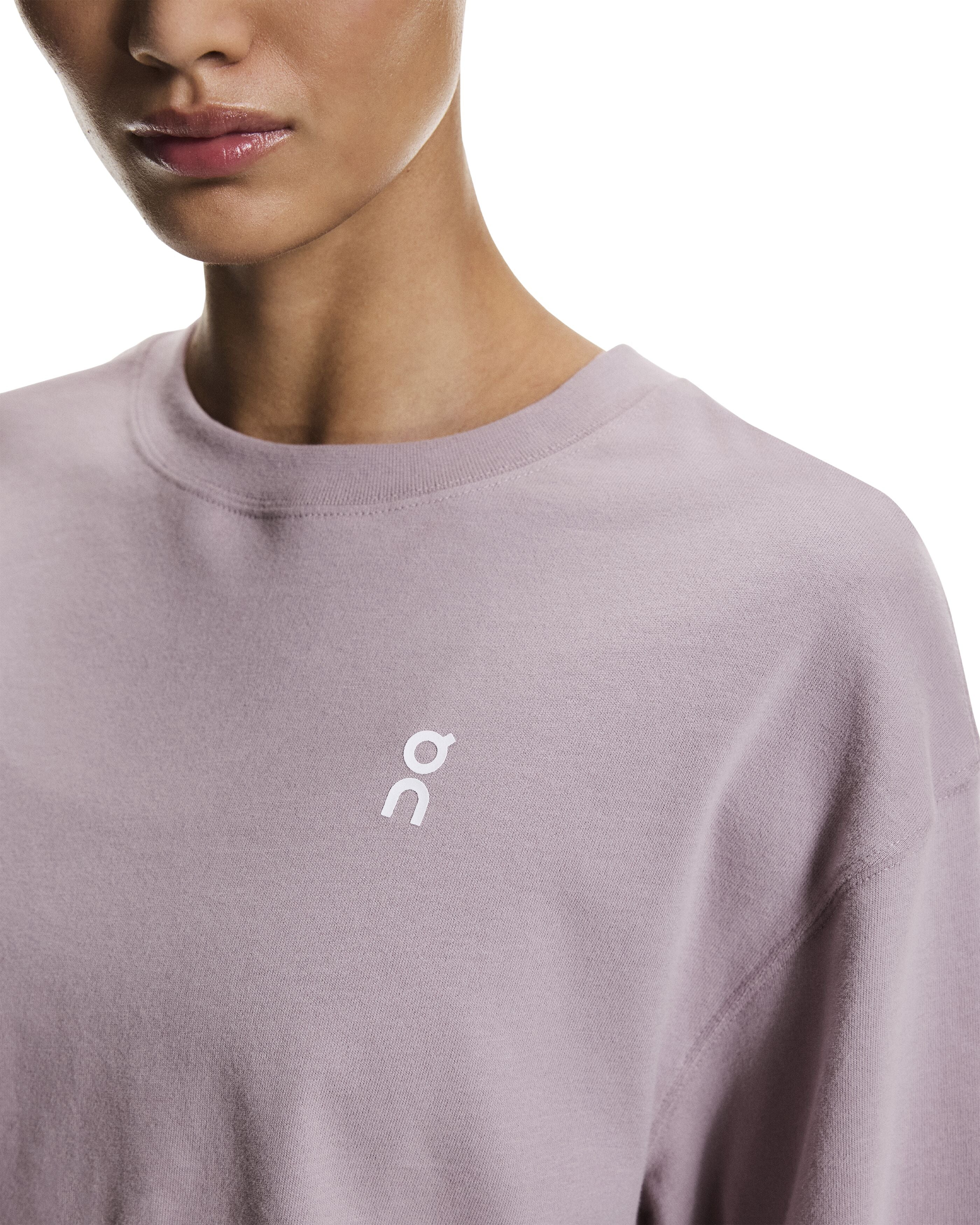 Women's On Running Club Boxy T-Shirt in Heron — view 4