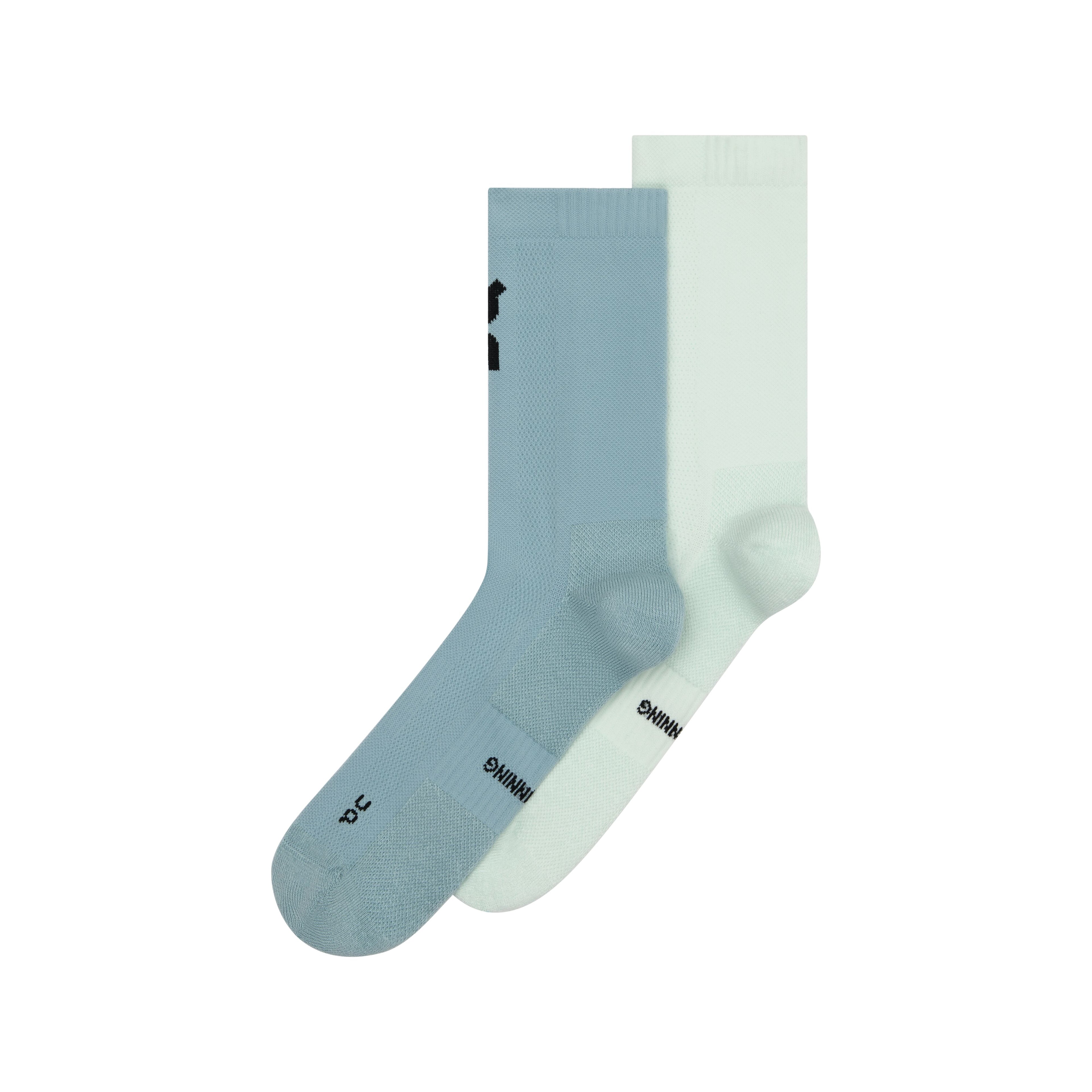 Unisex On Running Core Run Sock High 2P 1 Flurry/Wash