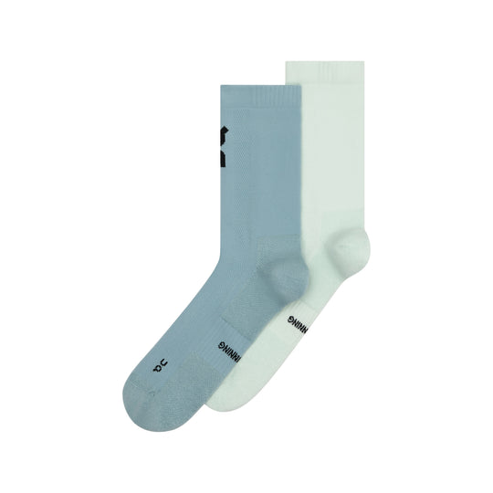 Unisex On Running Core Run Sock High 2P 1 Flurry/Wash