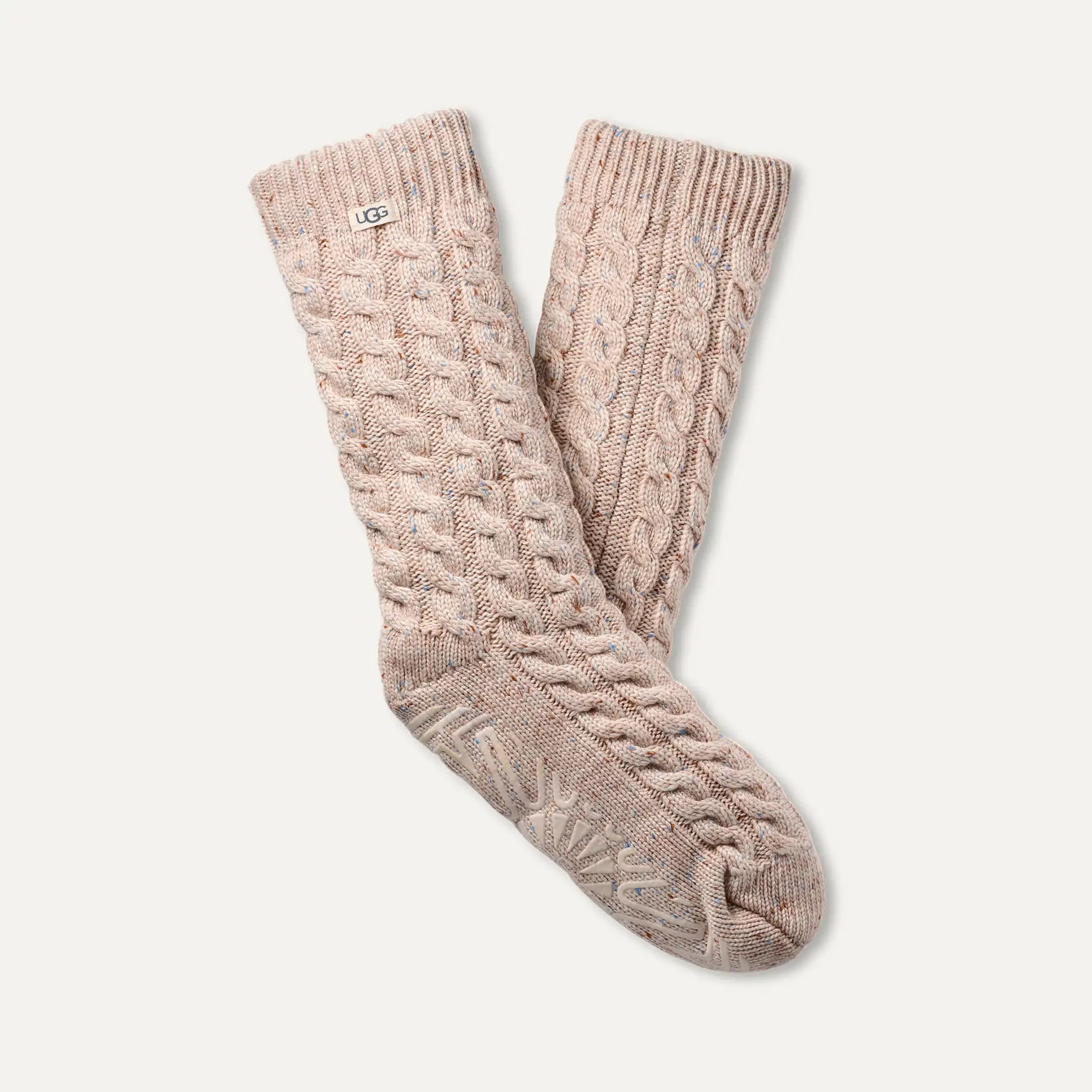 Women's UGG Lowyn Cable Knit Fleece Sock