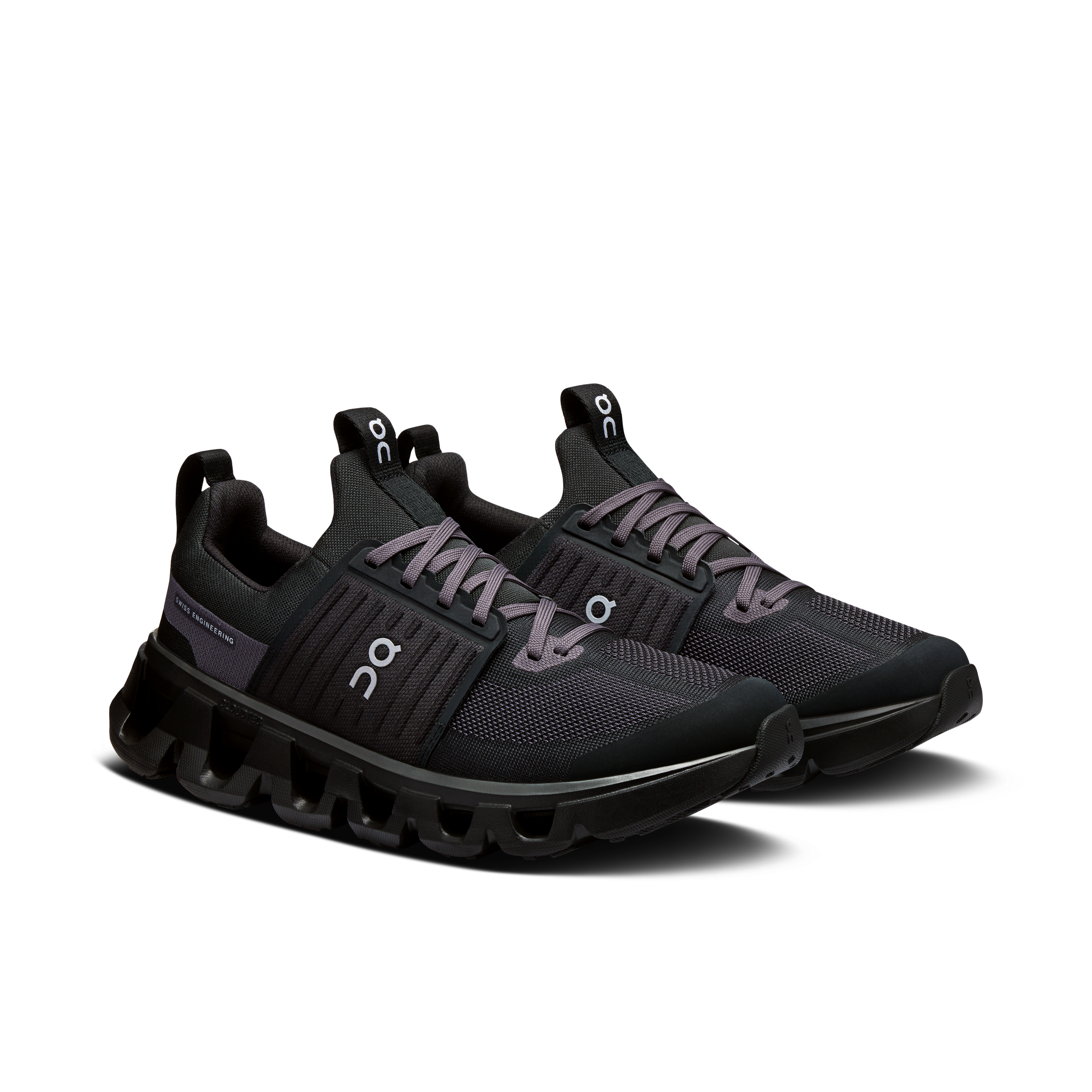 kids black on running trainers
