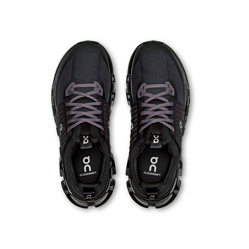 Unisex On Running Youth Black Eclipse Cloudswift 4 Trainers — view 6