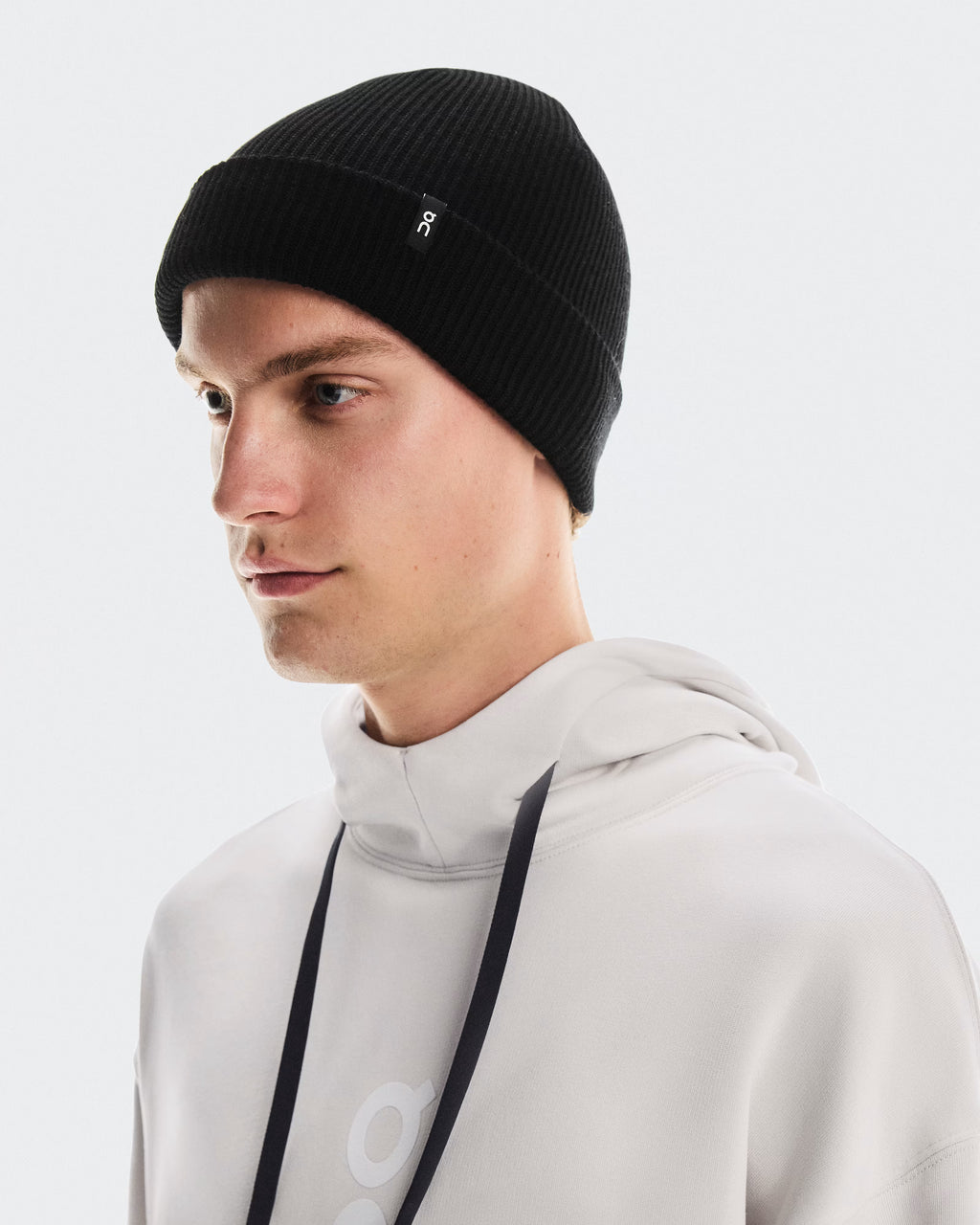 Unisex On Running Merino Beanie in Black