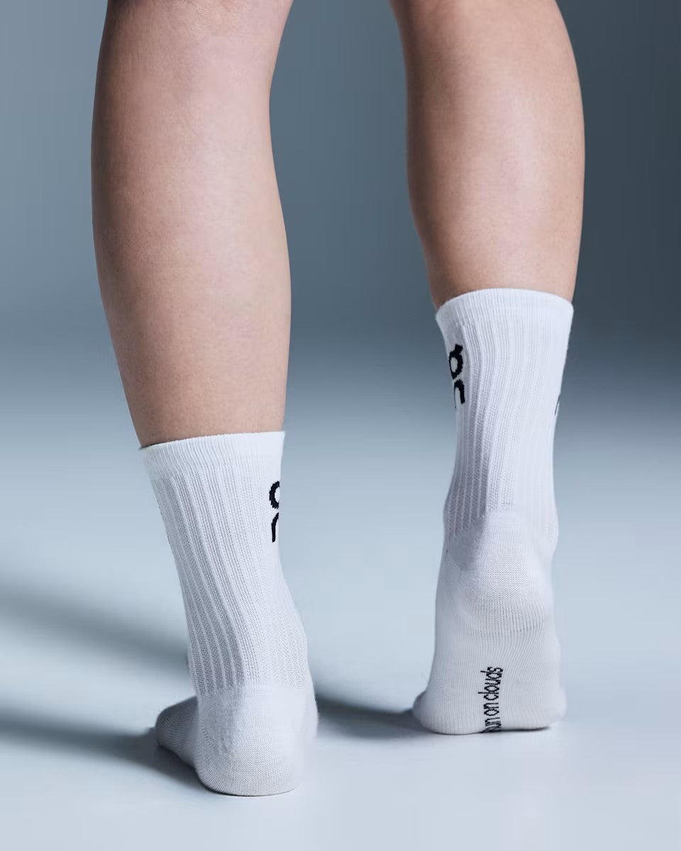 Unisex On Running White Logo High 3-Pack Socks — view 2