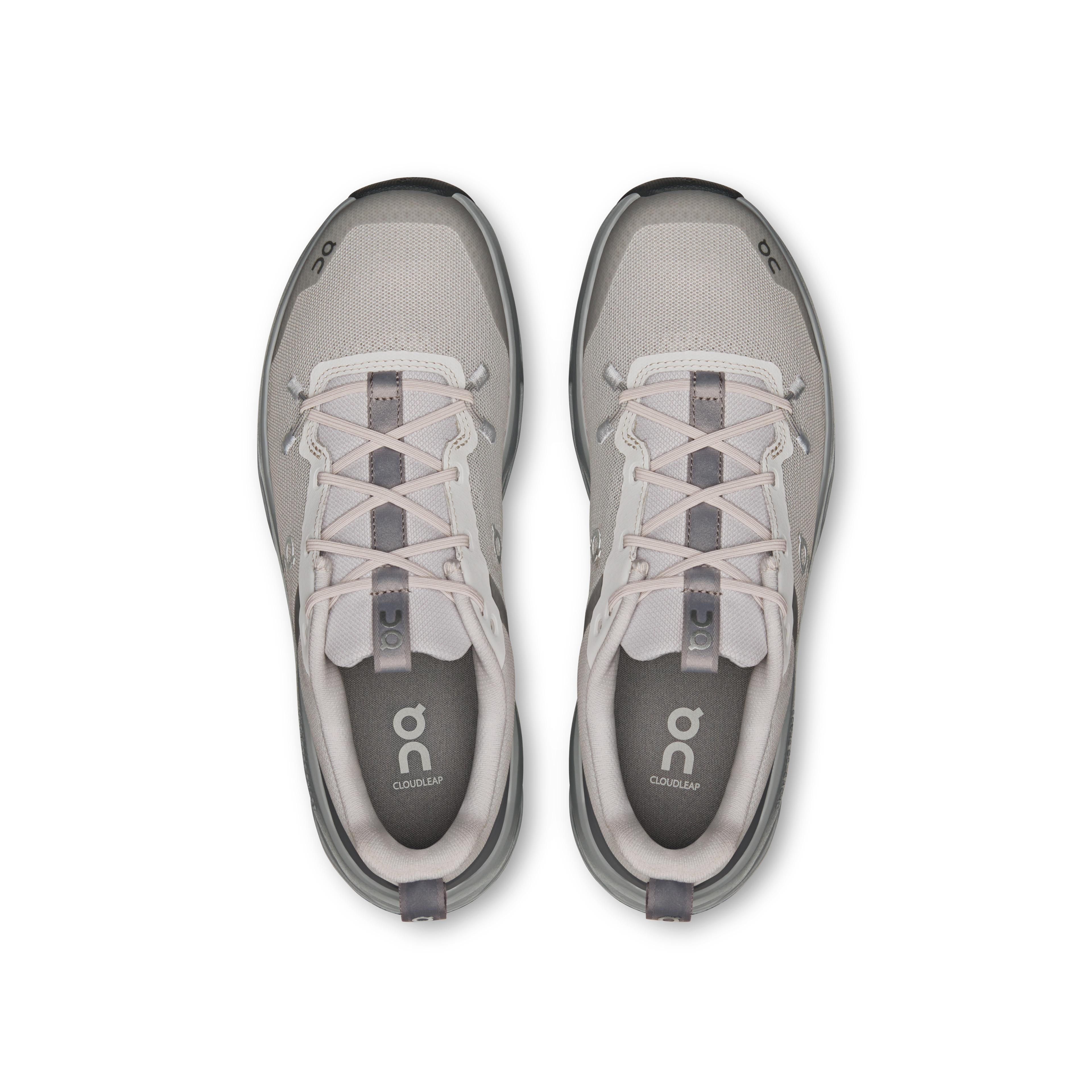 Unisex On Running Youth Cloudleap in Wolf Alloy — view 3
