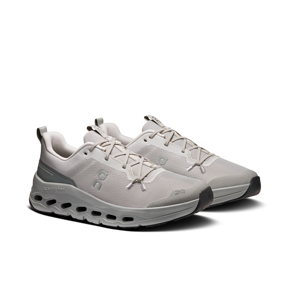 Unisex On Running Youth Cloudleap in Wolf Alloy — view 2