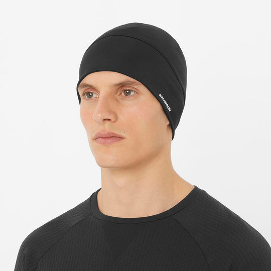 Unisex Salomon Black Active Beanie