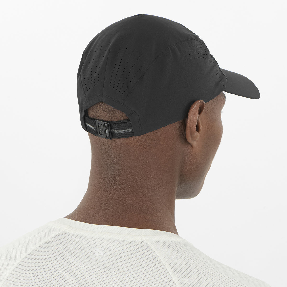 Unisex Salomon Black Shkout Cap — view 2