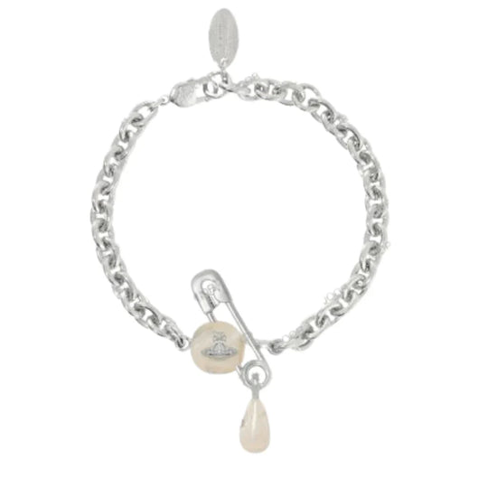 Vivienne Westwood Claude Small Bracelet Platinum Plated