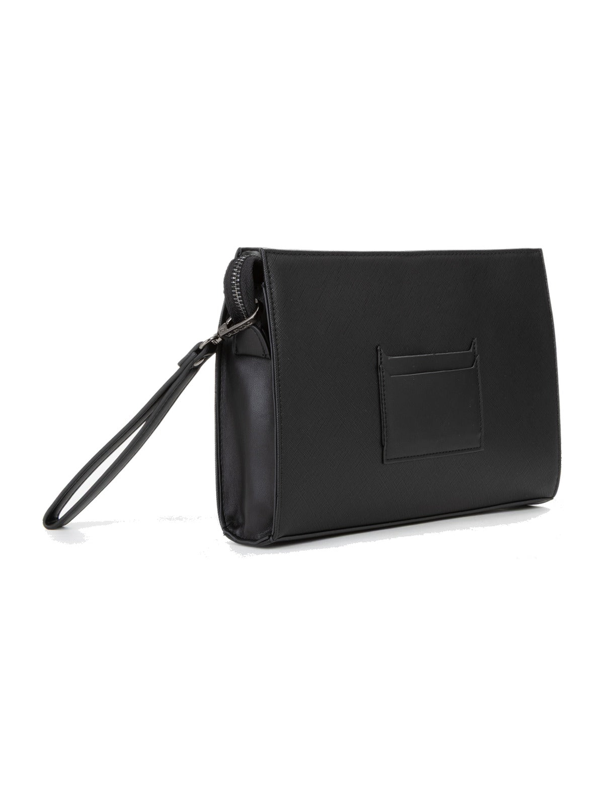 Men's Valentino Karo Soft Cosmetic Case In Black