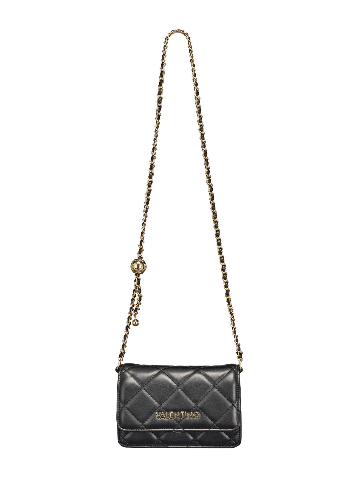 Women's Valentino Ocarina Flap Bag In Black